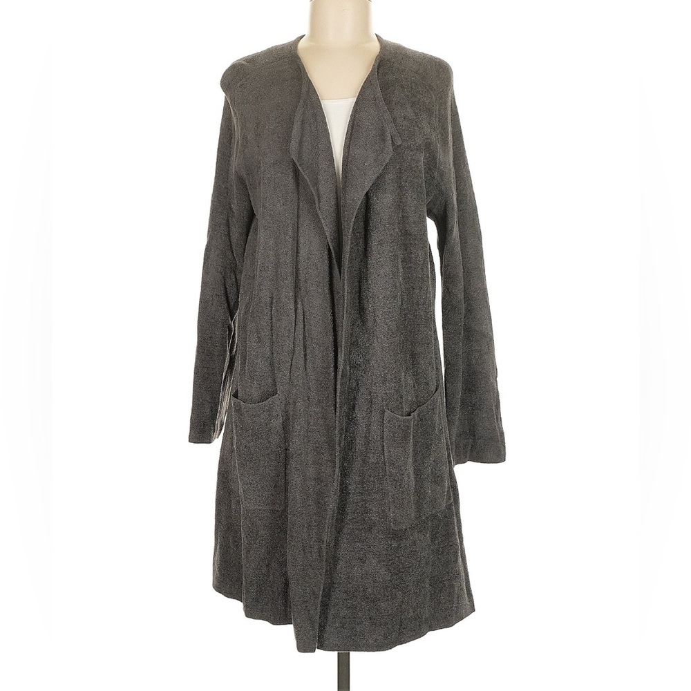 Barefoot Dreams CozyChic Ultra Lite Cardigan in Charcoal
